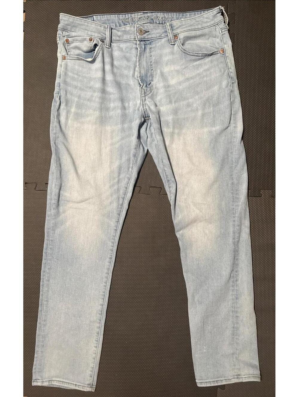 American Eagle NEXT LEVEL FLEX Jeans Women’s Size 36X32 Regular Light Blue Denim